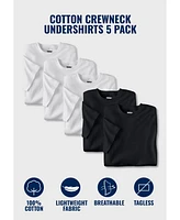 KingSize Big & Tall Cotton Crewneck Undershirts 5 Pack