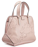 Calvin Klein Audrey Floral Emboss Satchel