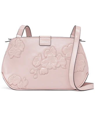 Calvin Klein Audrey Floral Emboss Crossbody