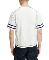 Cotton On Men's Cropped Fit Panel T-Shirt