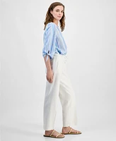 Jones New York Women's Pull-On Wide-Leg Pants