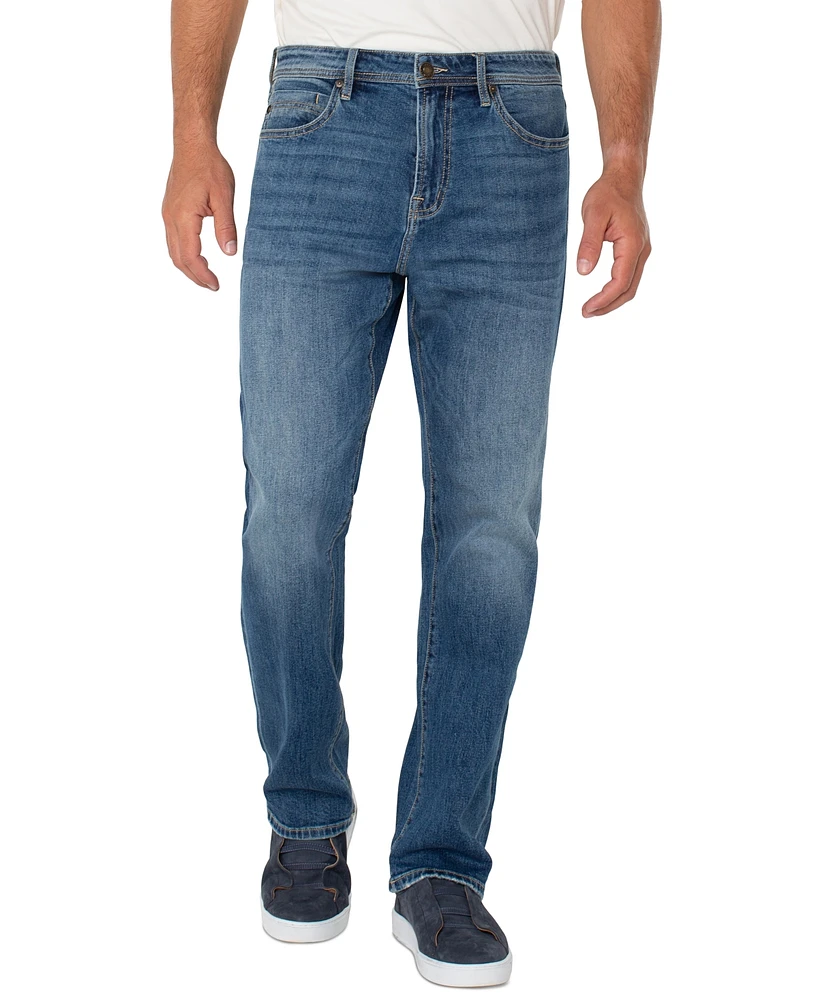 Liverpool Los Angeles Men's Sutton Relaxed Fit Straight Leg Jeans