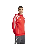 Adidas Men's Red Chicago Fire 2025 Travel Pullover Hoodie