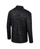 Colosseum Men's Black Vanderbilt Commodores Carson Raglan Quarter-Zip Jacket