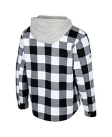 Colosseum Men's Black/White Arkansas Razorbacks Buffalo Plaid Full-Zip Jacket