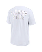 Nike Men's White Florida State Seminoles 2-Hit Statement Max90 T-Shirt