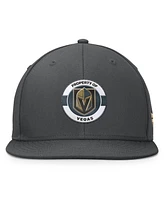 Fanatics Men's Charcoal Vegas Golden Knights Authentic Pro Training Camp Snapback Hat