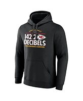 Fanatics Men's Black Kansas City Chiefs 2024 Afc Champions Hometown Not Done Fleece Pullover Hoodie