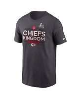 Nike Men's Anthracite Kansas City Chiefs Super Bowl Lix Local T-Shirt