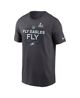 Nike Men's Anthracite Philadelphia Eagles Super Bowl Lix Local T-Shirt