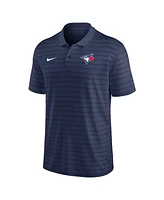 Nike Men's Navy Toronto Blue Jays Authentic Collection Victory Striped Performance Polo