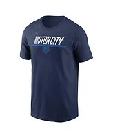 Nike Men's Navy Detroit Tigers 2-Hit Speed City Connect T-Shirt