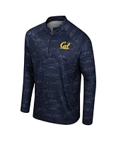 Colosseum Men's Navy Cal Bears Carson Raglan Quarter-Zip Jacket