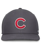 Nike Men's Gray Chicago Cubs Pro Performance Snapback Hat