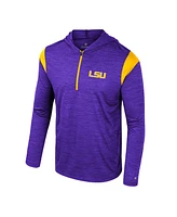 Colosseum Men's Purple Lsu Tigers Dozer Half-Zip Windshirt