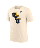 Nike Men's Cream West Virginia Mountaineers Vault Logo Tri-Blend T-Shirt