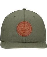 Rvca Men's Olive Sealed Snapback Hat