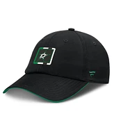 Fanatics Men's Black/Green Dallas Stars Authentic Pro Ripstop Adjustable Hat