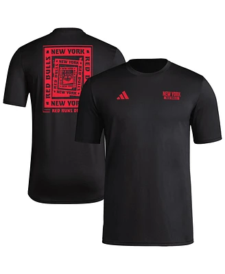 Adidas Men's Black New York Red Bulls Local Wrap T-Shirt