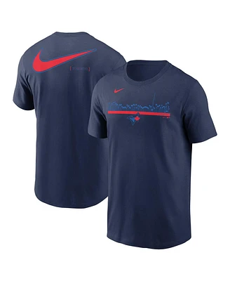 Nike Men's Navy Toronto Blue Jays 2-Hit Speed City Connect T-Shirt