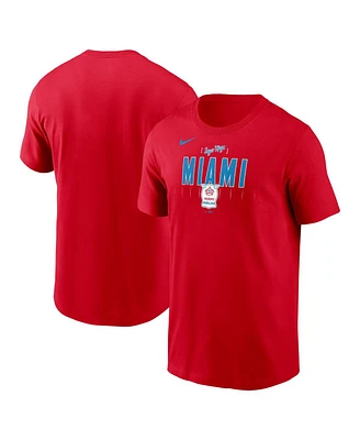 Nike Men's Red Miami Marlins City Connect T-Shirt