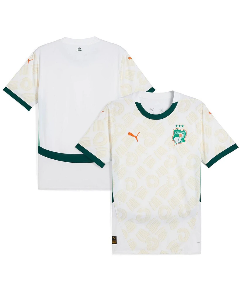 Puma Men's White Ivory Coast National Team 2025 Away Replica Jersey