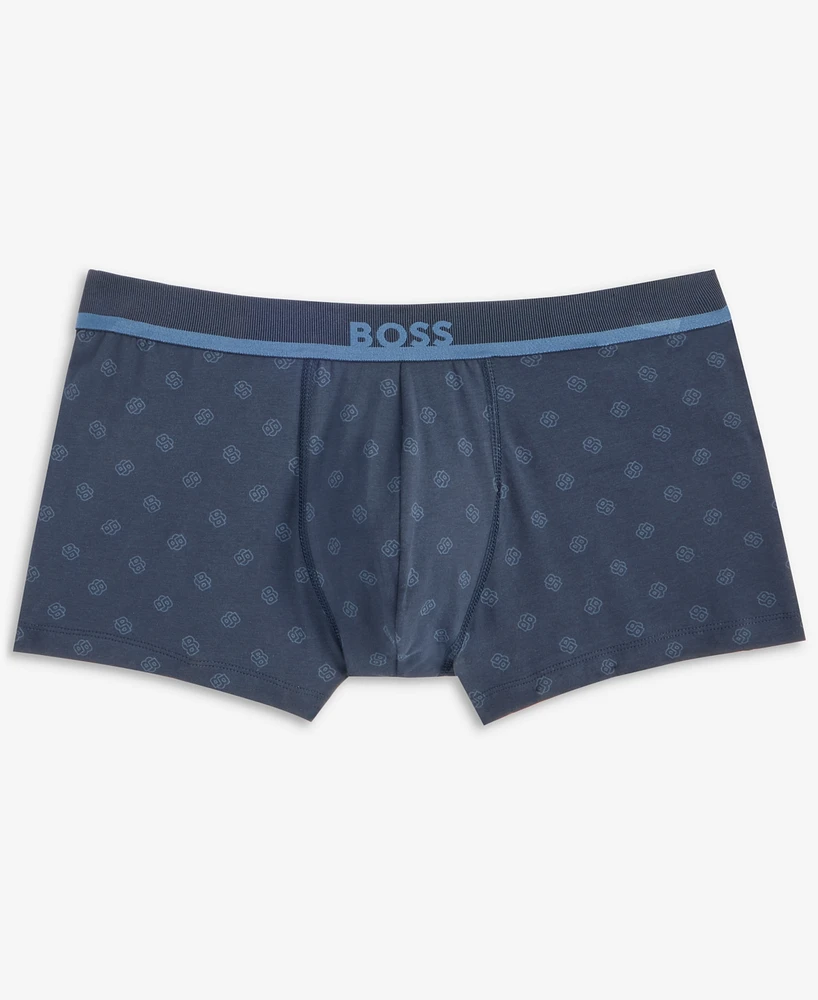 Boss by Hugo Men's Printed Logo Trunks