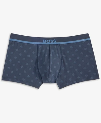 Boss by Hugo Men's Printed Logo Trunks