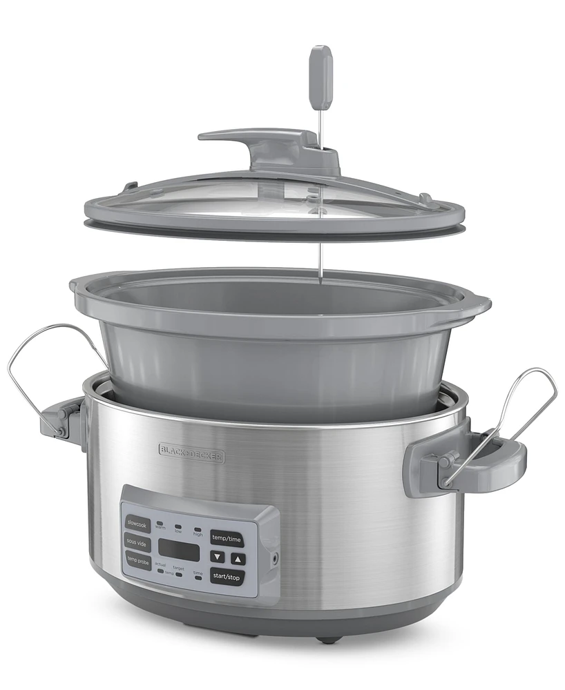 Black & Decker 7-Quart Digital Temperature Probe Slow Cooker