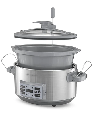 Black & Decker 7-Quart Digital Temperature Probe Slow Cooker