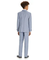Michael Kors Big Boys Chambray Classic Fit Stretch Suit Jacket Dress Pants