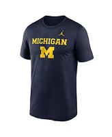 Jordan Men's Navy Michigan Wolverines Lockup Legend Performance T-Shirt