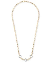 Wrapped in Love Diamond Rhombus Link Necklace (1/4 ct. t.w) in 14k Yellow Gold, Exclusively at Macy's