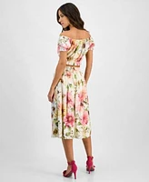 Guess Elodie Cropped Top Matching Midi Skirt