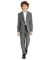 Michael Kors Big Boys Classic-Fit Windowpane Suit