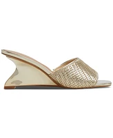 Aldo Women's Fiala Square-Toe Sculpted Wedge Sandals