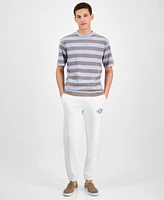 Hugo by Boss Men's Dockoe Relaxed-Fit Stripe T-Shirt