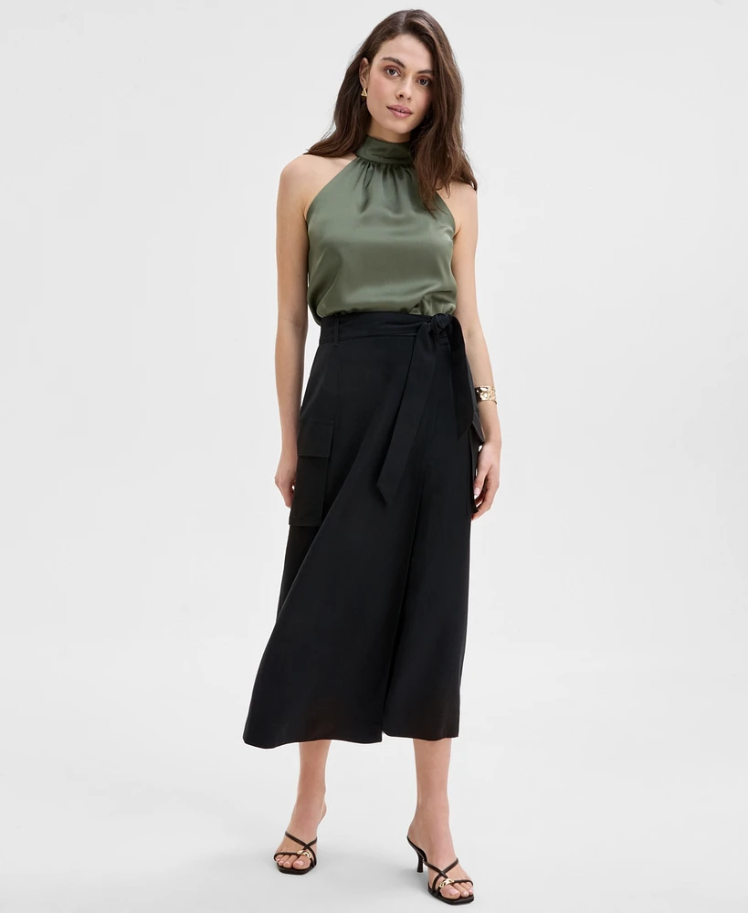 I.n.c. International Concepts Women's Midi Wrap Skirt, Exclusively at Macy's