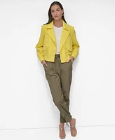 Dkny Women's Cropped Trench Jacket