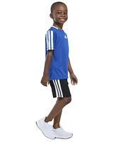 adidas Toddler & Little Boys Short-Sleeve Soccer T-Shirt Shorts, 2 Piece Set