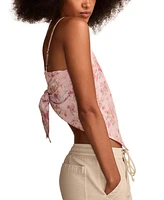 Lucky Brand Women's Hanky-Hem Scarf Top