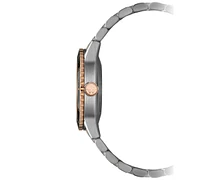 Raymond Weil Women's Freelancer Diver Rose Gold Pvd Two-Tone Bracelet Watch 36mm