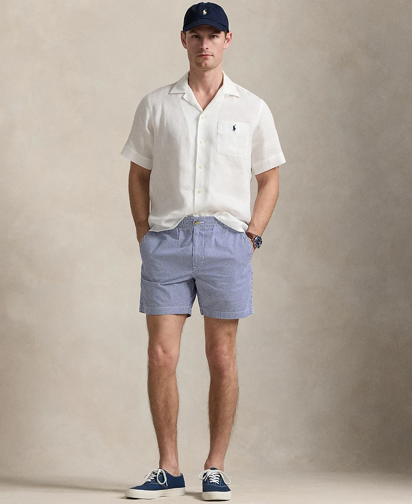 Polo Ralph Lauren Men's 6-Inch Prepster Seersucker Shorts