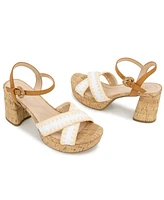 Kenneth Cole Reaction Women's Reeva Raffia Platform Dress Sandals