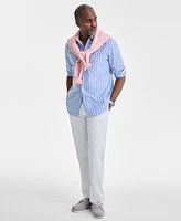 Club Room Men's Champ Stripe Oxford Long-Sleeve Shirt, Exclusively at Macy's