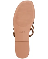 Aldo Women's Lindya Embellished Strappy Toe-Loop Flat Sandals