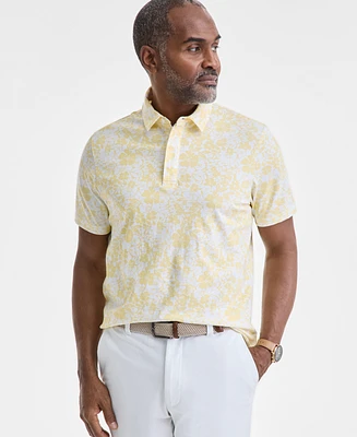 Club Room Men's Hibiscus Pima Polo Shirt, Exclusively at Macy's