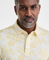 Club Room Men's Hibiscus Pima Polo Shirt, Exclusively at Macy's