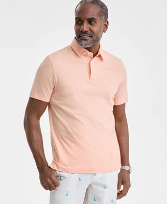Club Room Men's Pima Knit Polo Shirt, Exclusively at Macy's