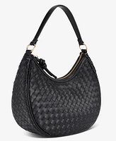 On 34th Woven Crossbody Hobo, Exclusively at Macy's